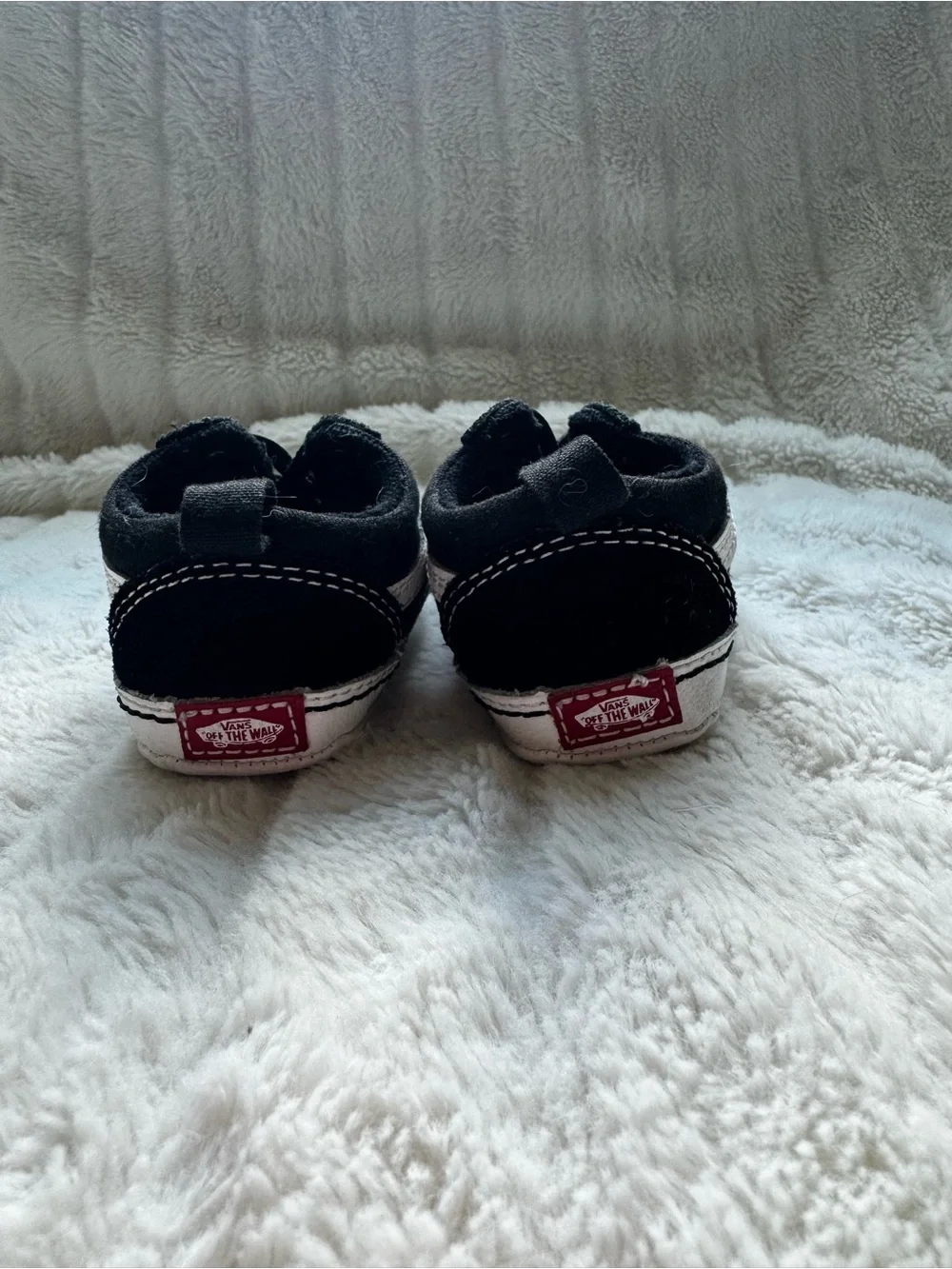 Vans Black & White Baby Old Skool Crib Shoe
